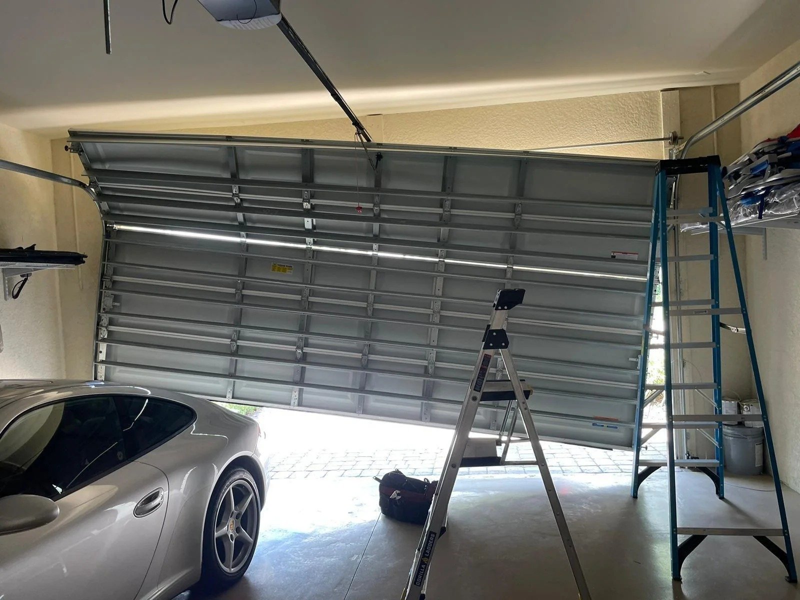 Off-track garage door repair Atlanta